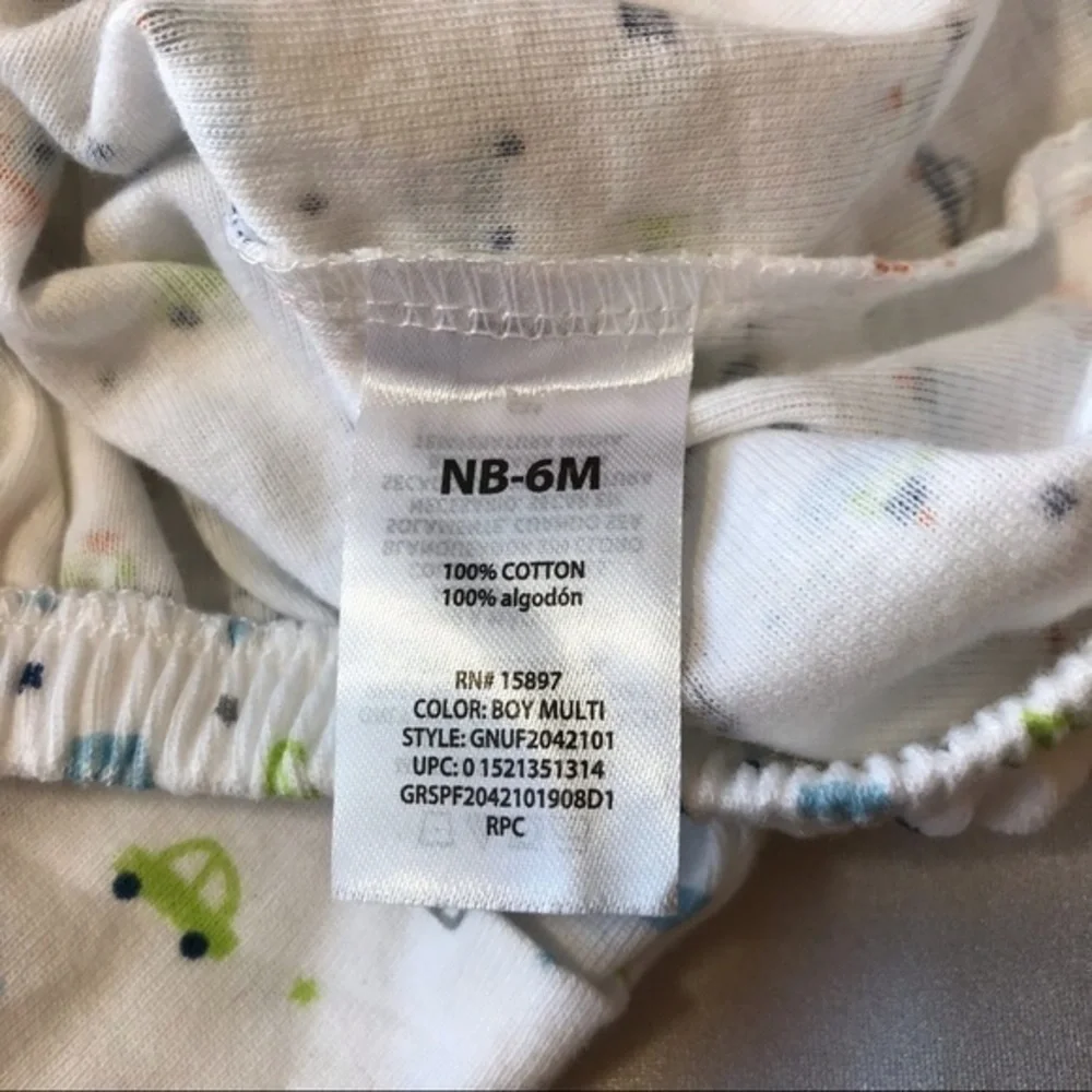 Garanimals Infant Boys Sleeper Gown-Size NB-6 Months